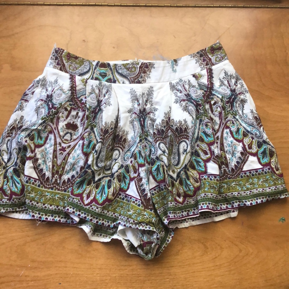 Flowy boho shorts
